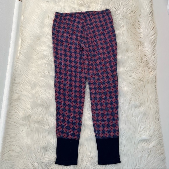 Josie Natori Pajama Pants Blue Pink Geometric - Picture 7 of 9